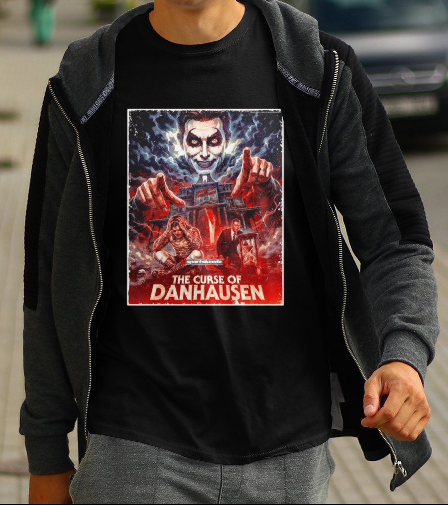 The Curse Of Danhausen Sportskeeda WWE Men For Sale Ships Free T-Shirt