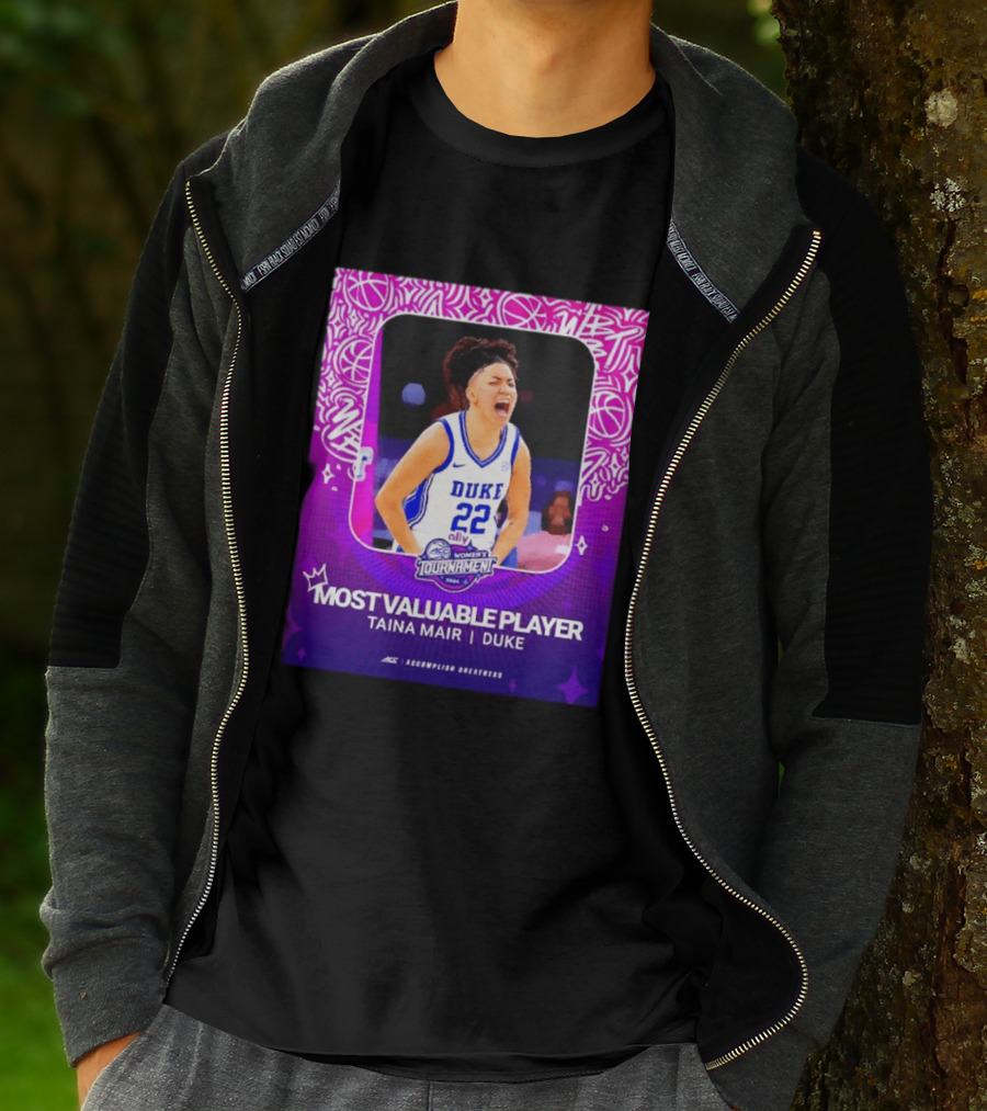 ACC Women's Tournament 2026 Most Valuable Player Taina Mair Duke Basketball T-Shirt