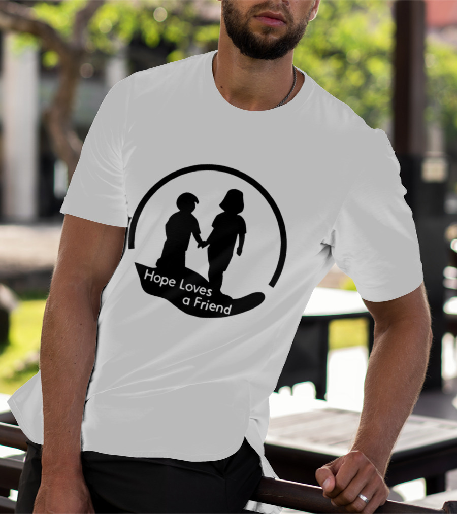 Andrew Cha Cha Real Smooth Hope Loves A Friend Twin T-Shirt