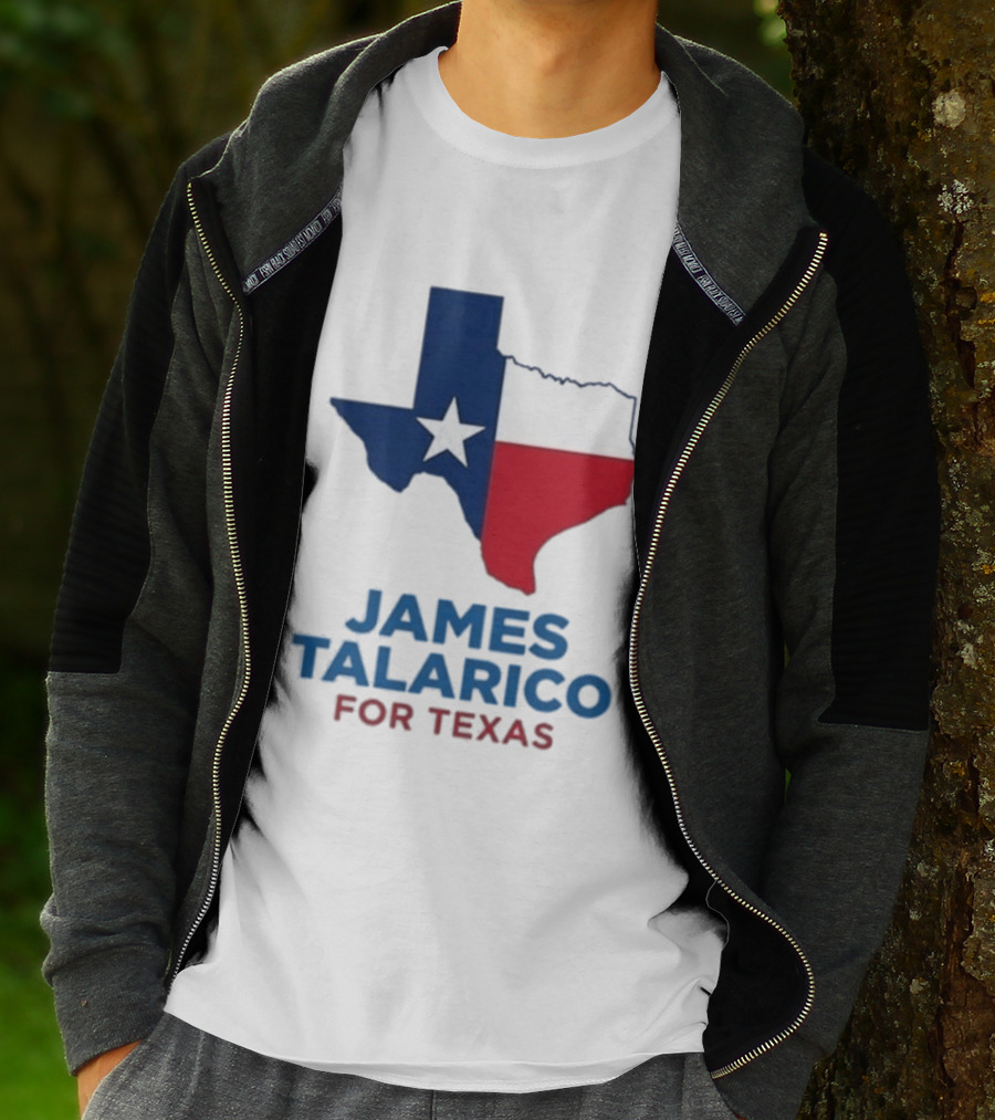 James Talarico For Texas 2026 Campaign Texas Flag T-Shirt