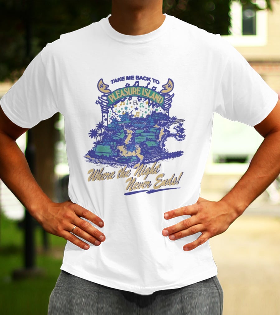 Take Me Back To Pleasure Island Where The Night Never Ends Musical Adventure T-Shirt