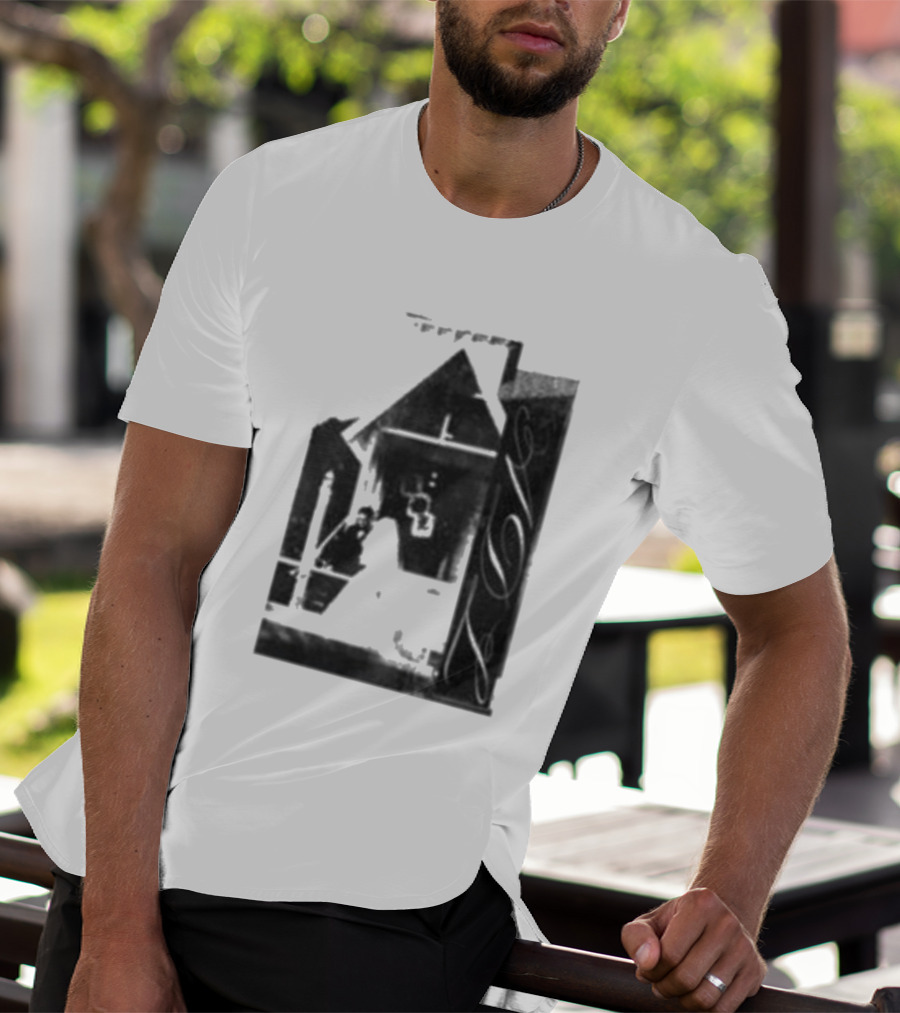 Yeat A Dangerous Love Cross Pyramid Monochrome T-Shirt