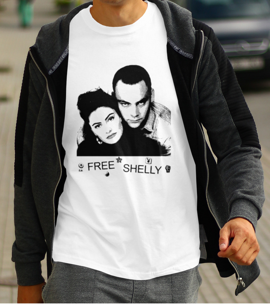 FREE SHELLY Twin Peaks Iconic Characters T-Shirt