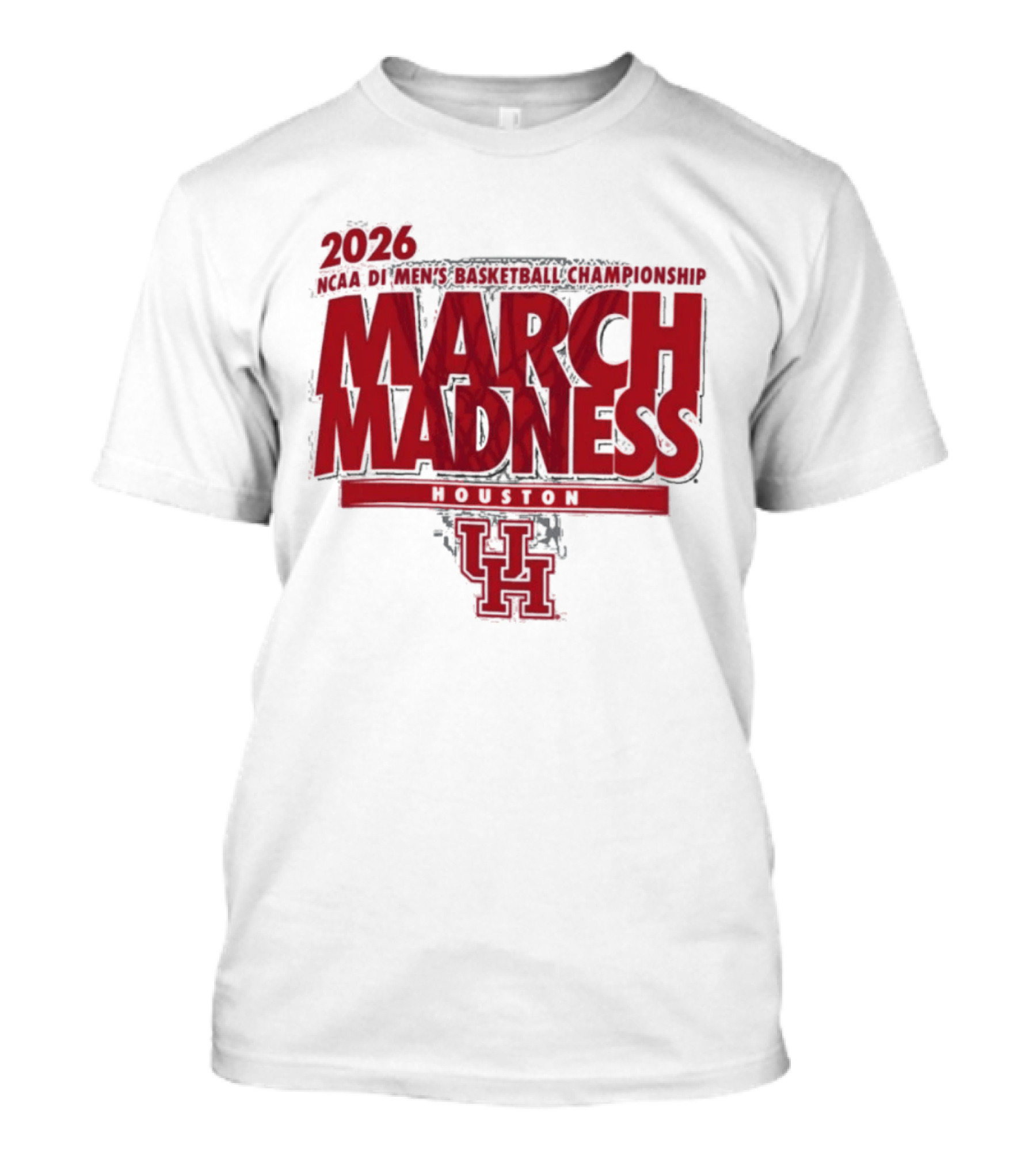 2026 NCAA Men's Basketball Houston March Madness UH T-Shirt
