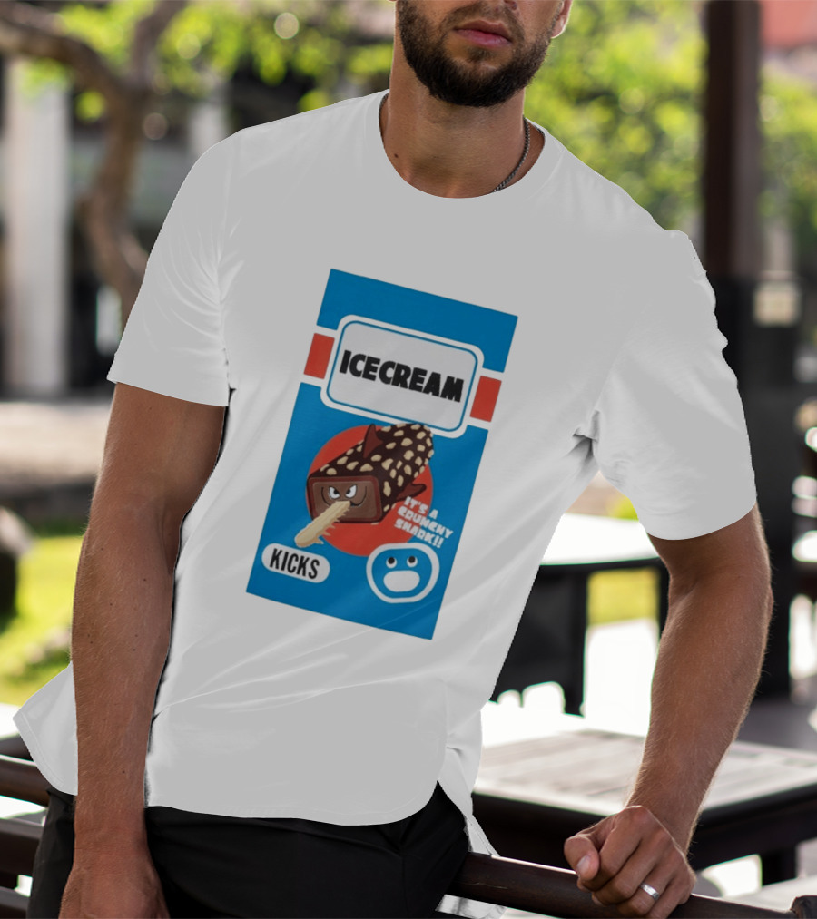 Ice Cream Kicks It's A Crunchy Shark T-Shirt