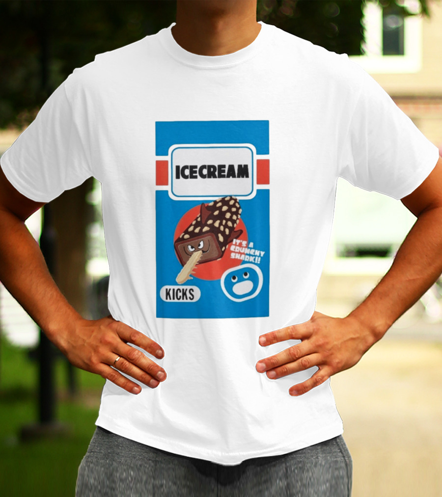 Ice Cream Kicks It's A Crunchy Shark T-Shirt