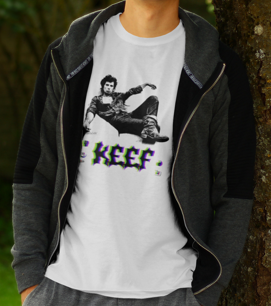 KEEF Keith Richards Vintage Rock And Roll T-Shirt