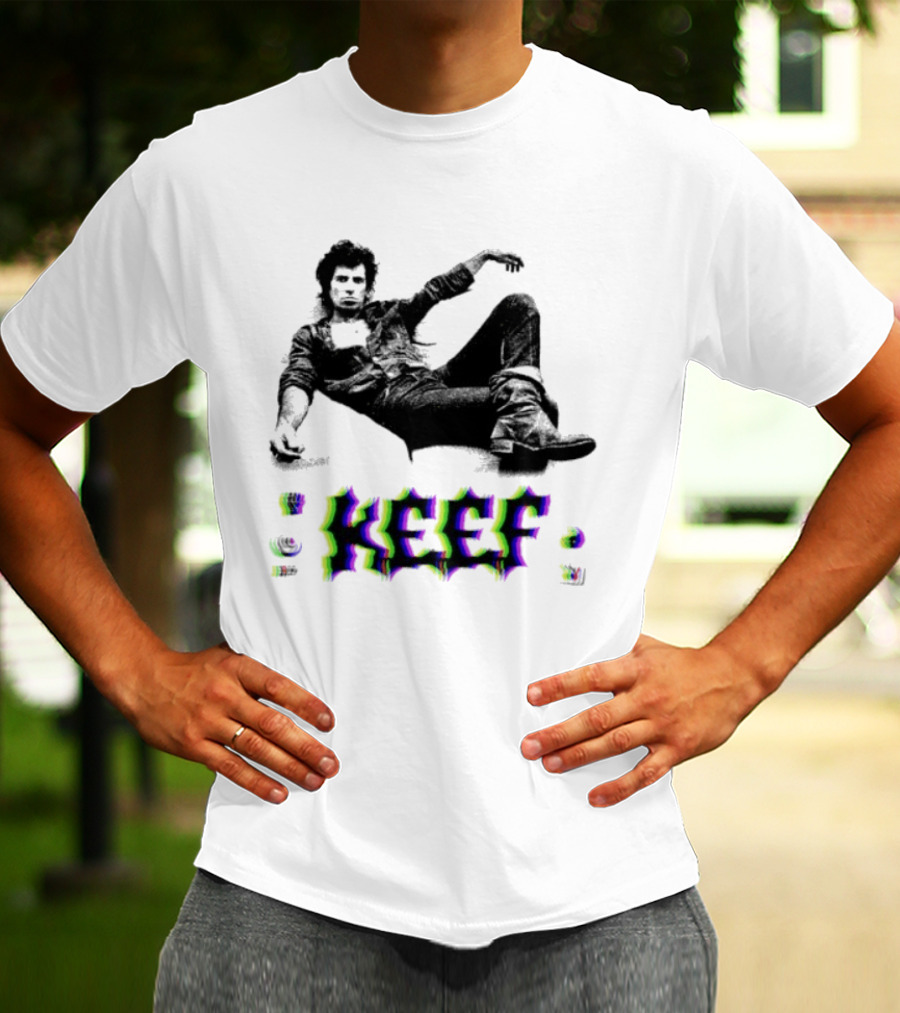 KEEF Keith Richards Vintage Rock And Roll T-Shirt
