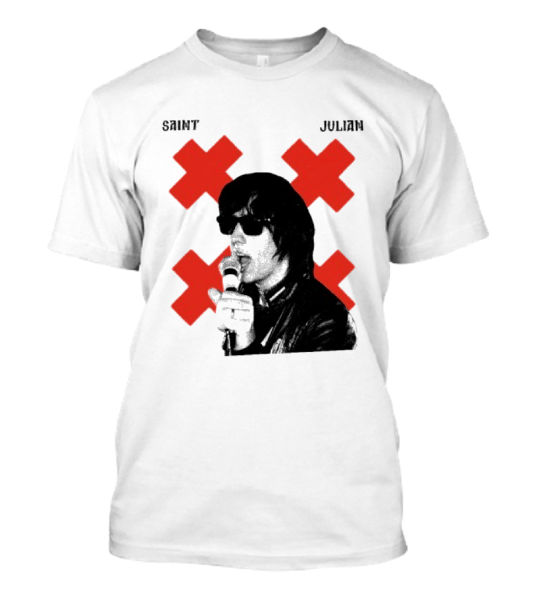 Saint Julian Ccasablancas Red X T-Shirt