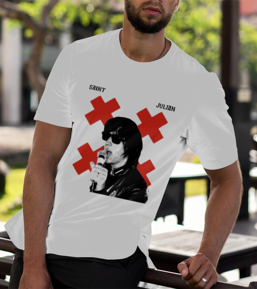 Saint Julian Ccasablancas Red X T-Shirt