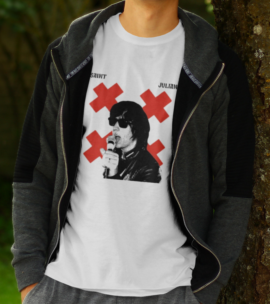 Saint Julian Ccasablancas Red X T-Shirt