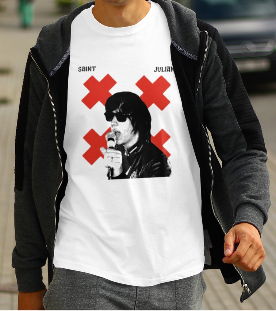 Saint Julian Ccasablancas Red X T-Shirt