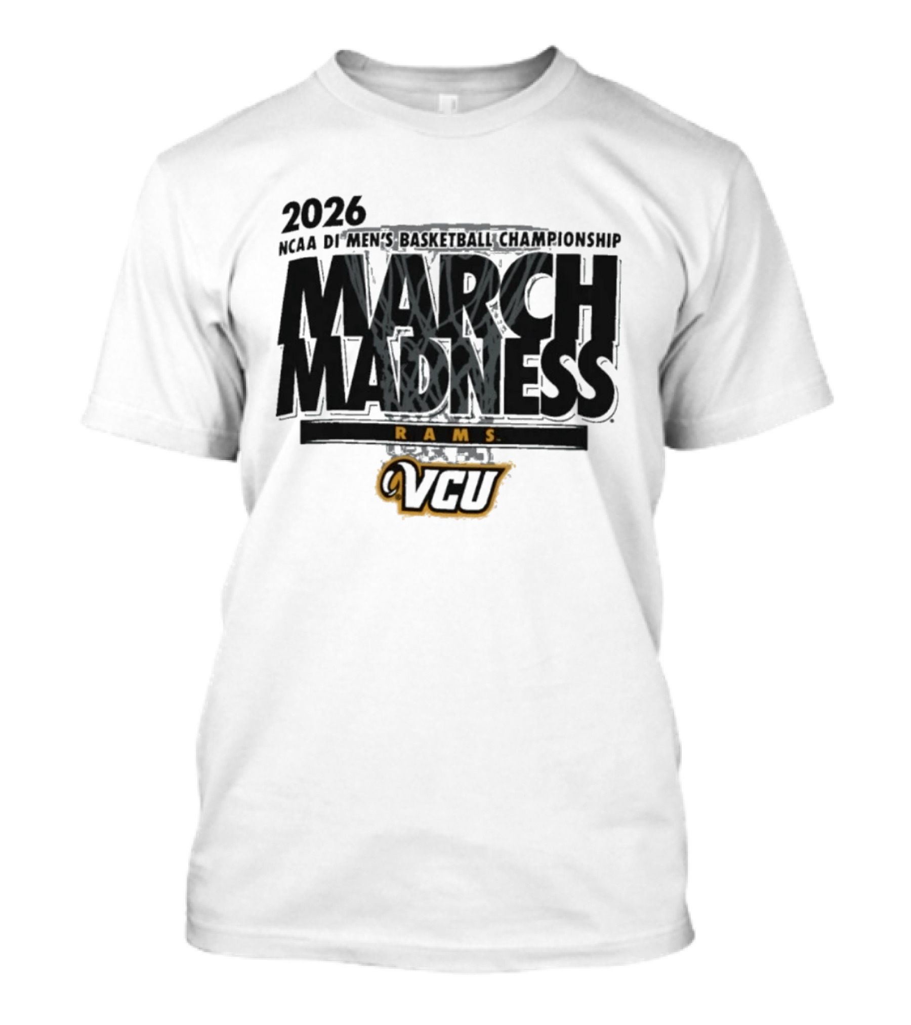 2026 NCAA DI Men's Basketball Championship March Madness VCU Rams T-Shirt