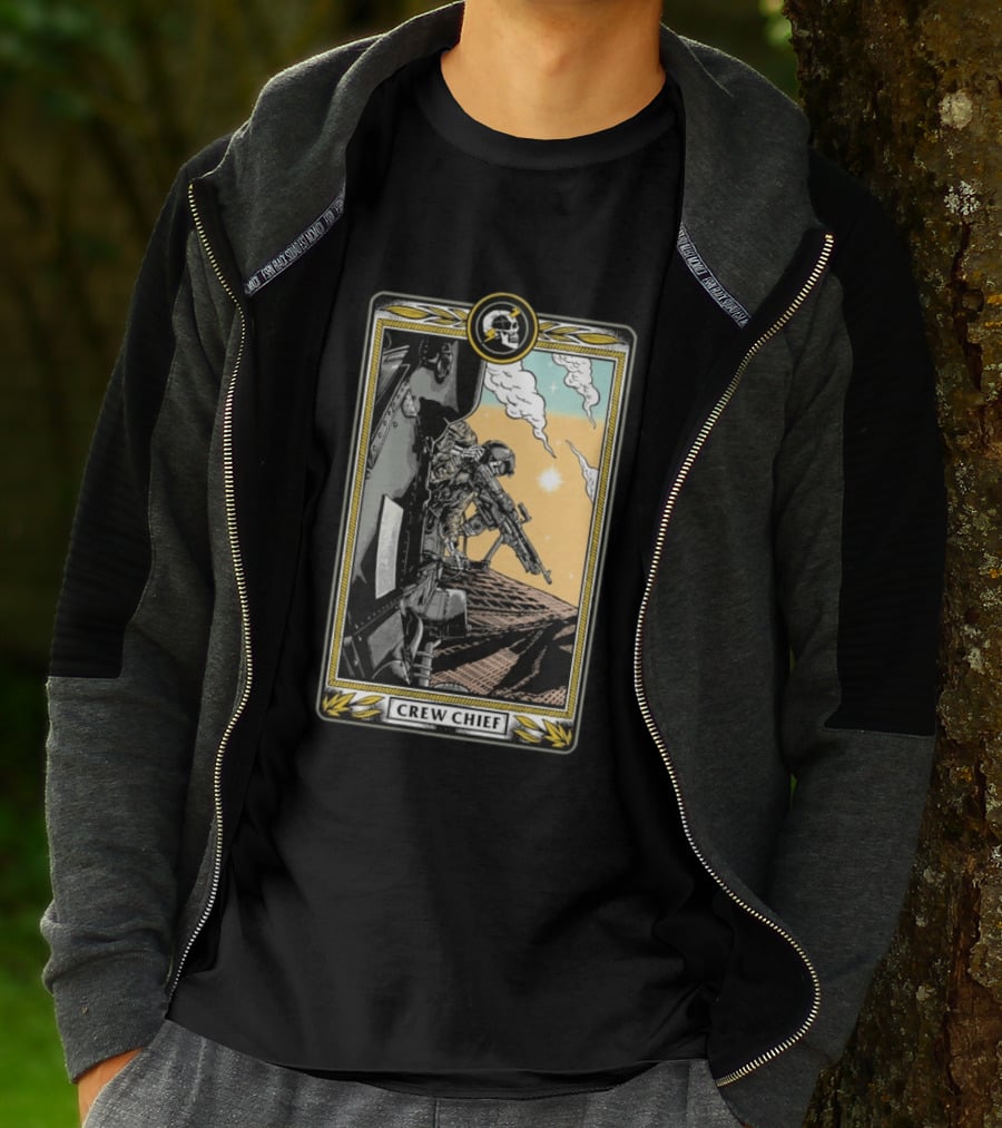 Crew Chief Otx Nation Tactical Helicopter Operator T-Shirt