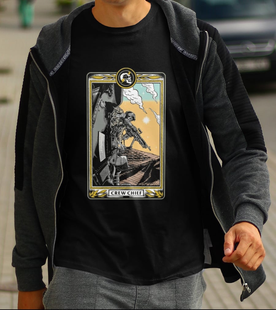 Crew Chief Otx Nation Tactical Helicopter Operator T-Shirt