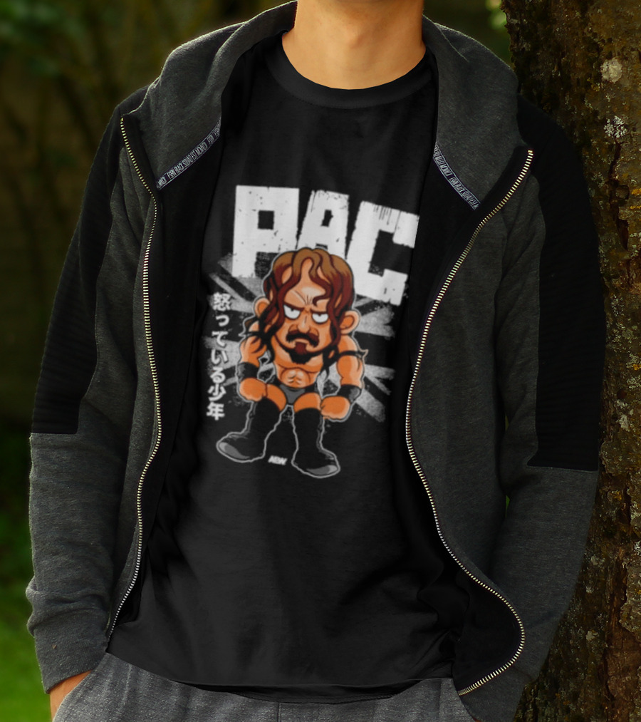 PAC Angry Little Bugger Cartoon Wrestler T-Shirt