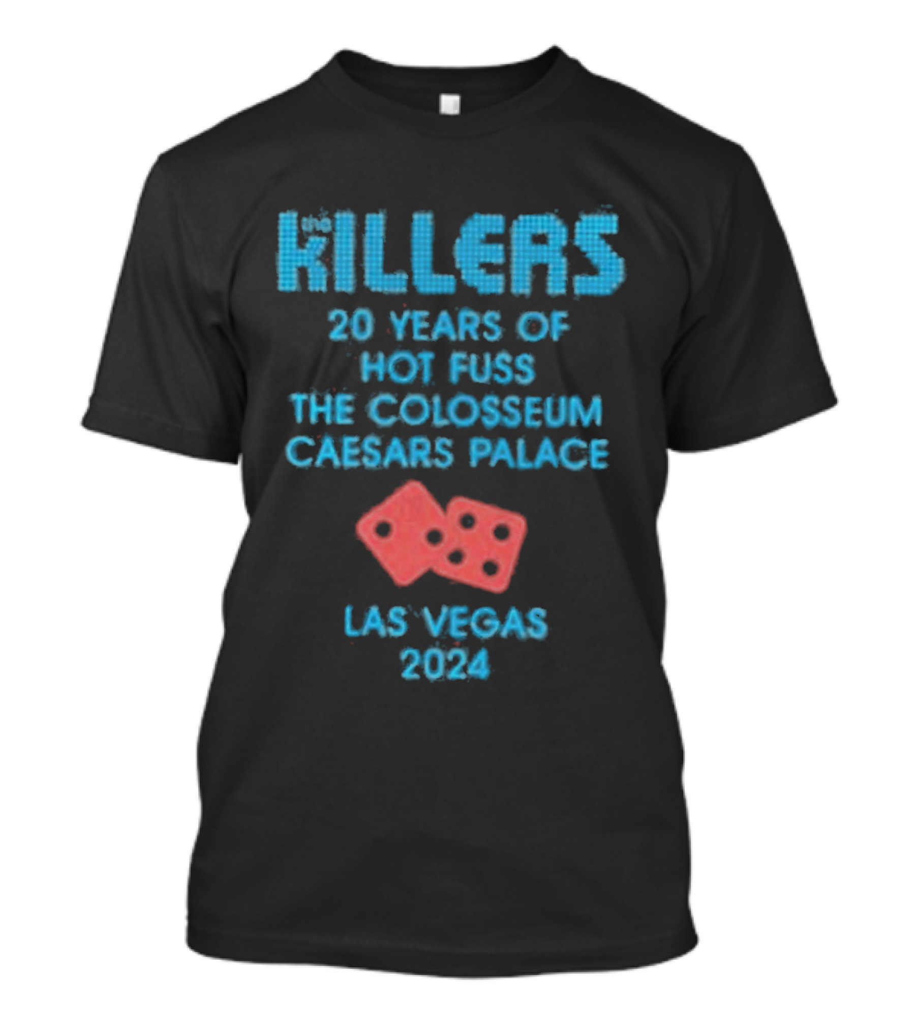 Killers 20 Years Hot Fuss Colosseum Caesars Palace Las Vegas 2024 T-Shirt
