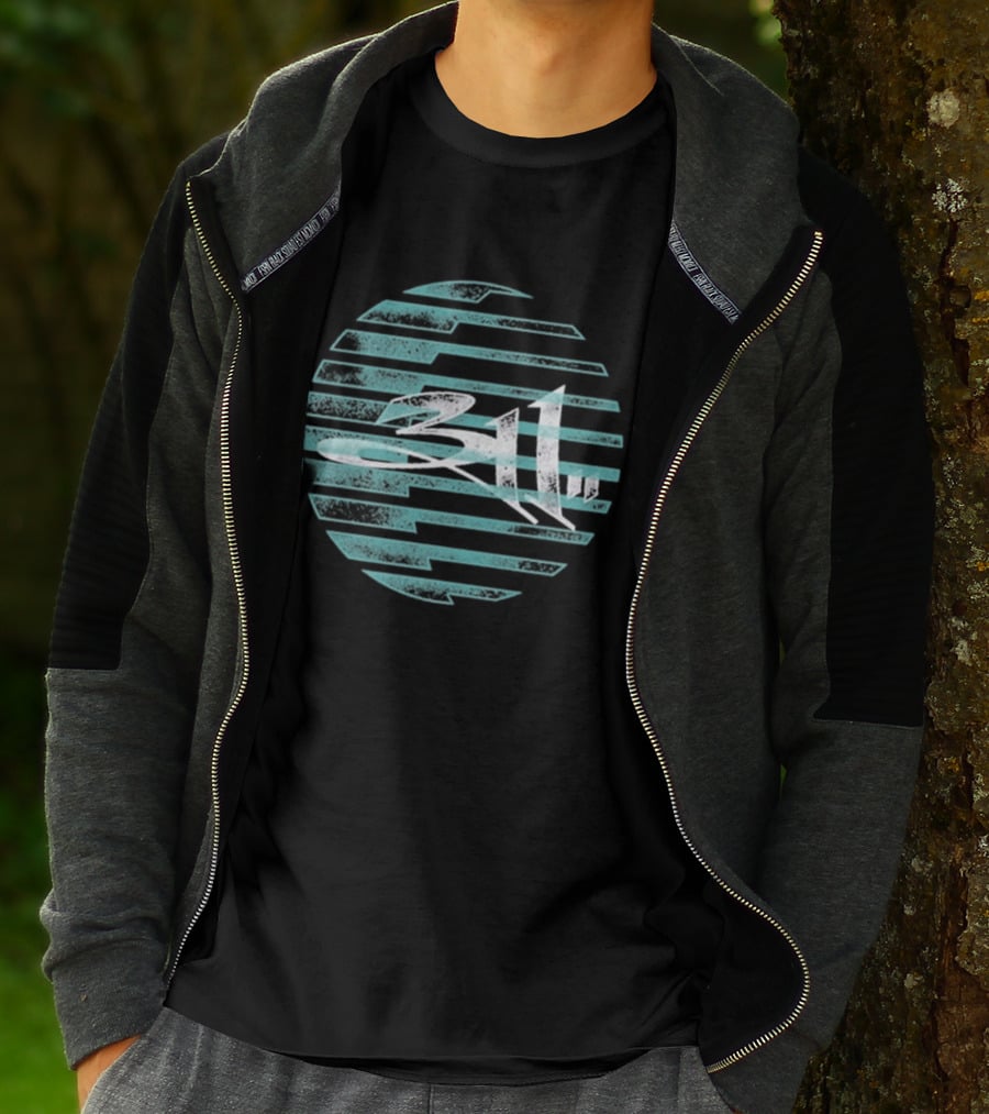 311 Striped Sun Sphere T-Shirt
