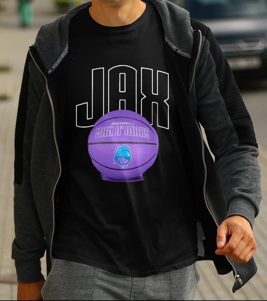 Jacksonville JAX Man O'Wars Basketball Team T-Shirt
