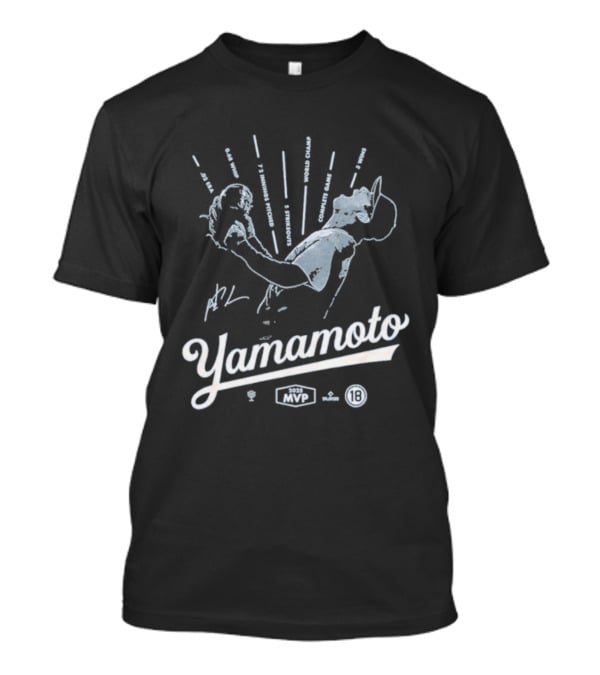 Yamamoto 2025 MVP Baseball Pitcher T-Shirt