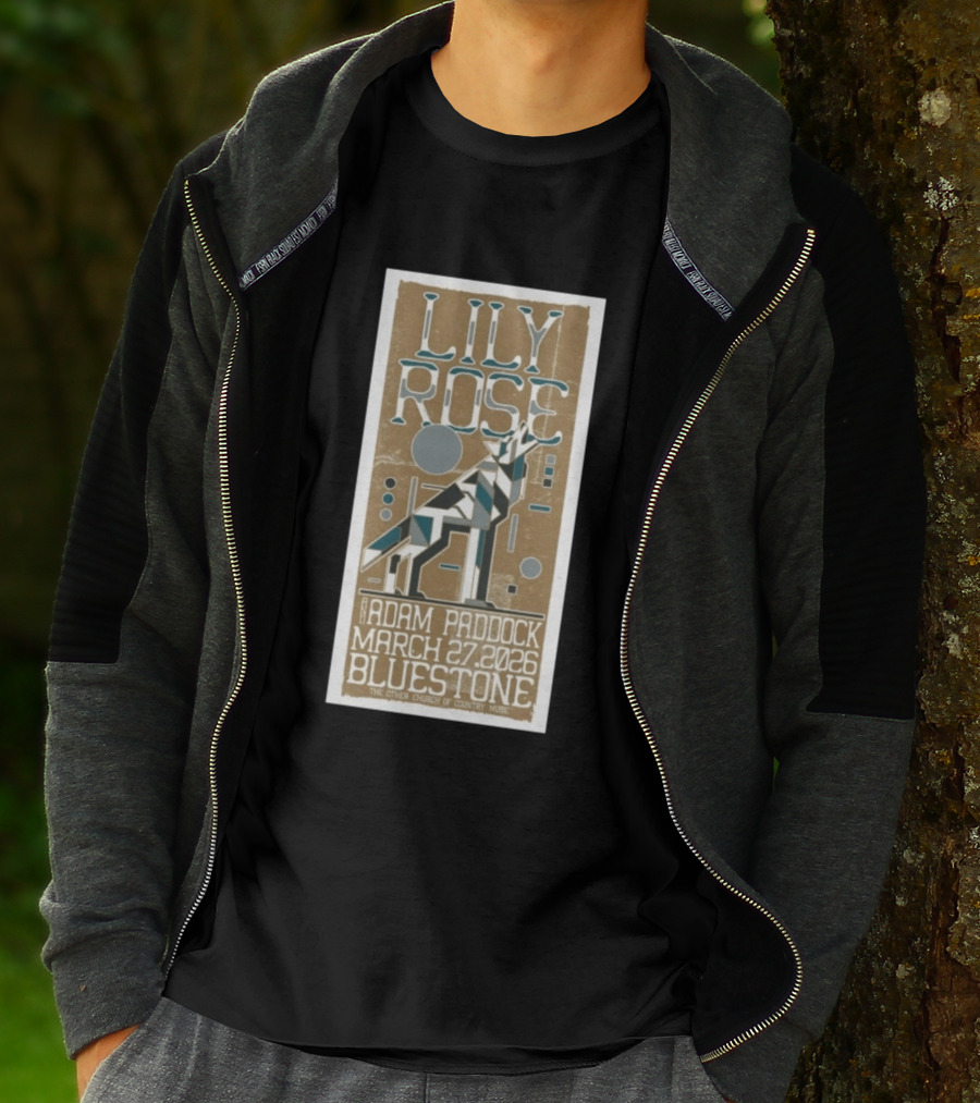 Lily Rose Adam Paddock March 27 2026 Bluestone T-Shirt