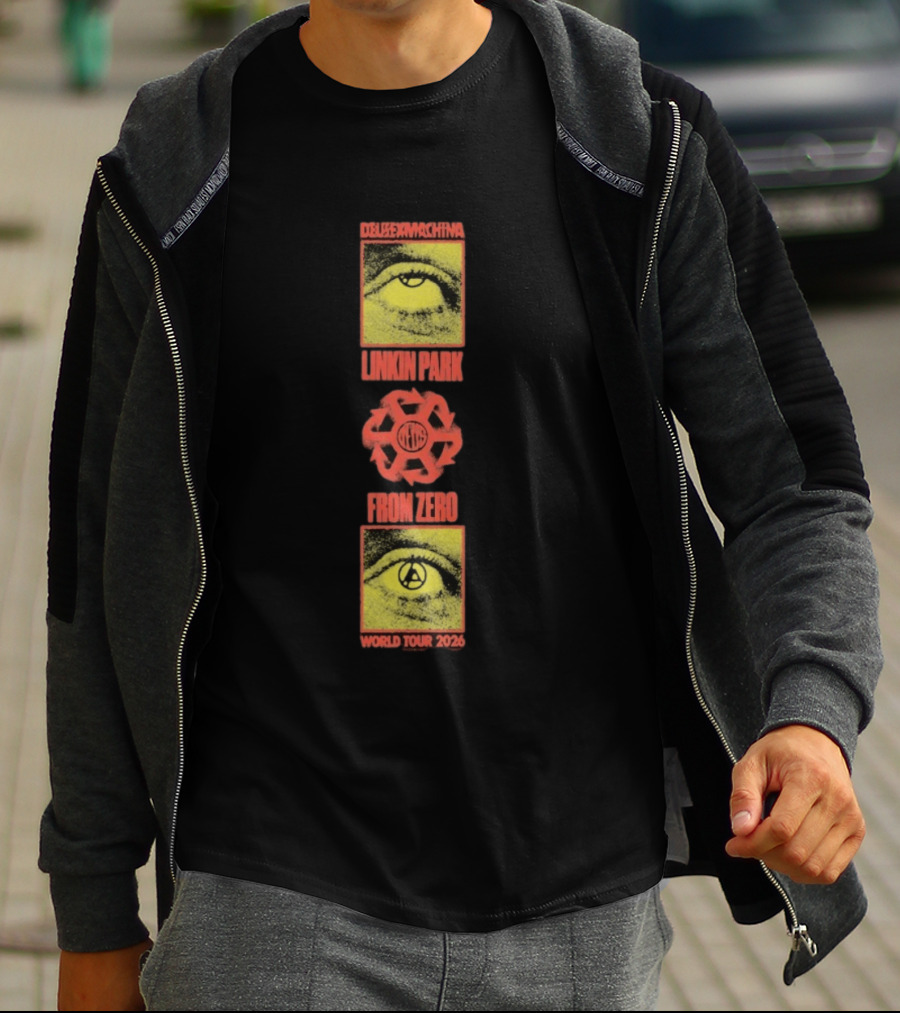 Linkin Park Deus Ex Machina From Zero World Tour 2026 Eye T-Shirt