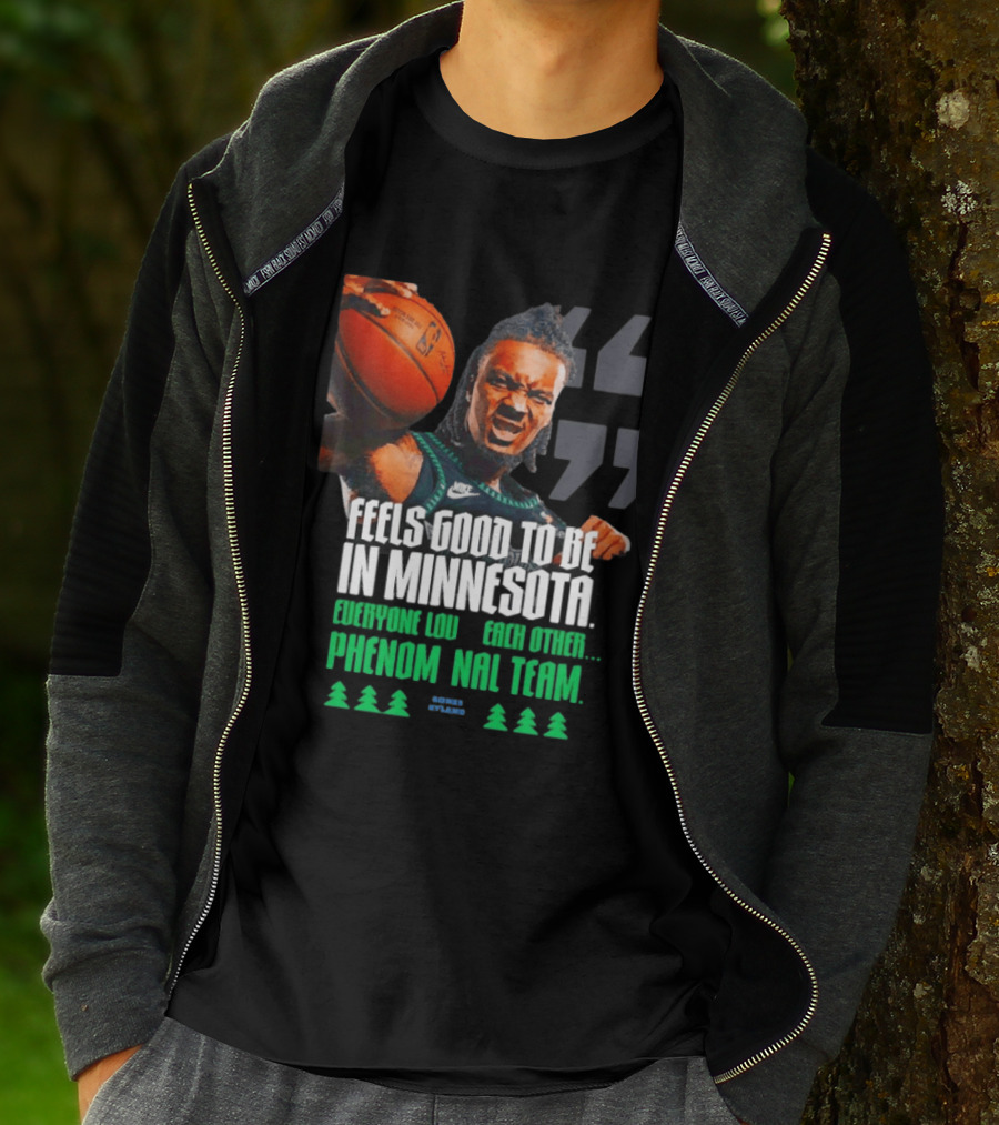 Bones Hyland Nike Basketball Minnesota Timberwolves Phenomenal Team T-Shirt