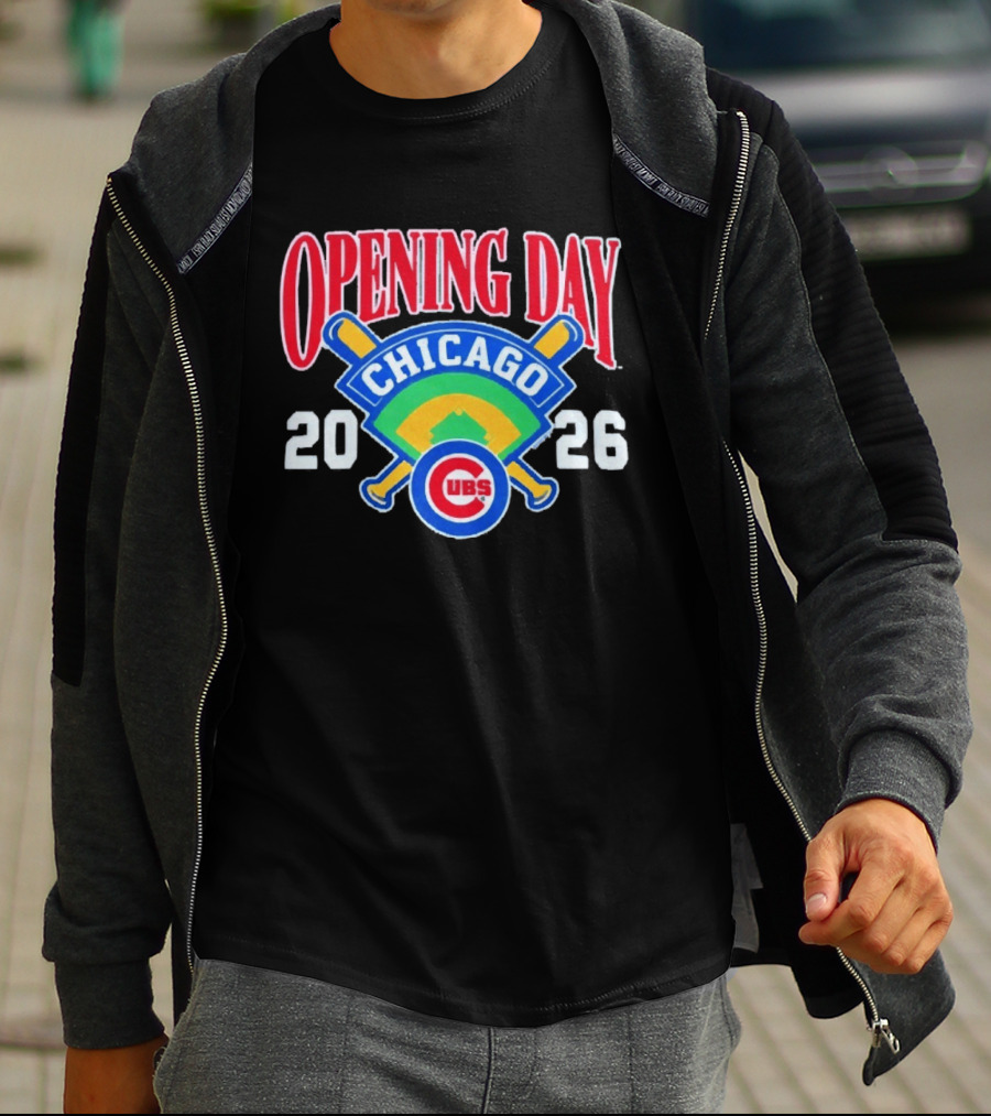 Chicago Cubs 2026 MLB Opening Day T-Shirt