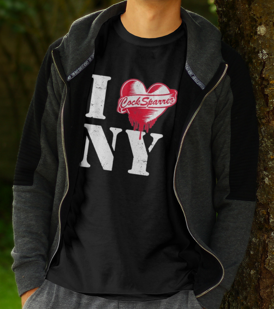 I Love NY Cock Sparrer Heart Design 2026 Concert Tour New York T-Shirt