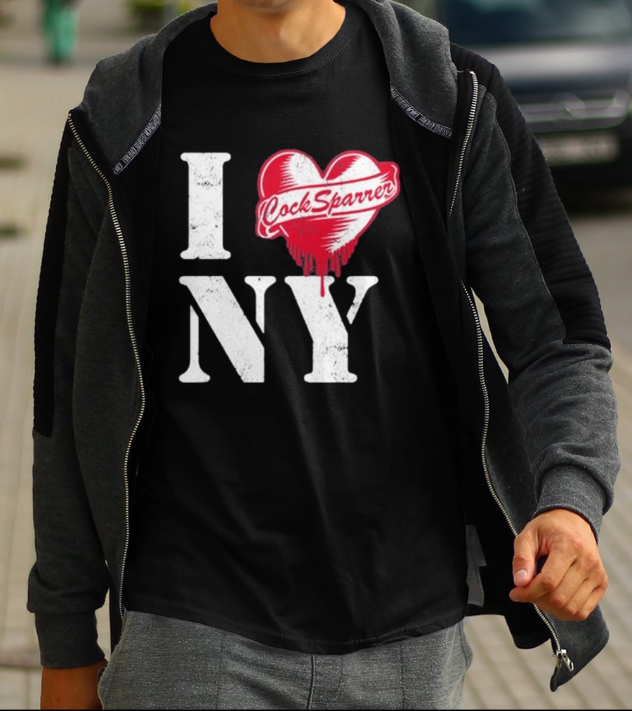 I Love NY Cock Sparrer Heart Design 2026 Concert Tour New York T-Shirt
