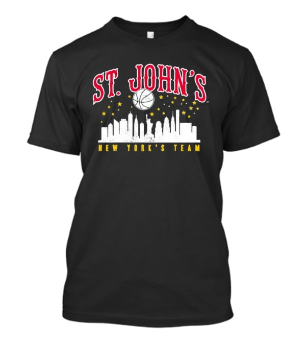 St. John's New York's Team Skyline Stars Moon T-Shirt