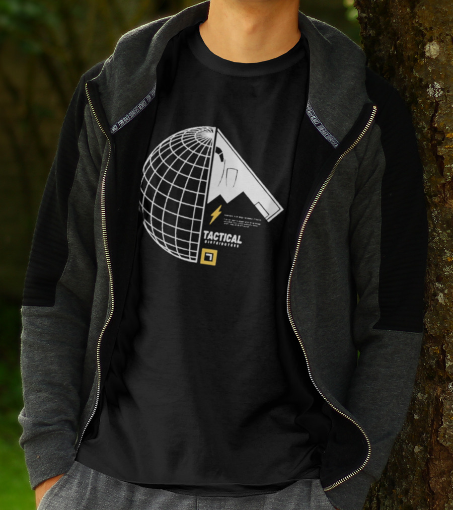 Tactical Distributors Core Network Globe And Lightning T-Shirt