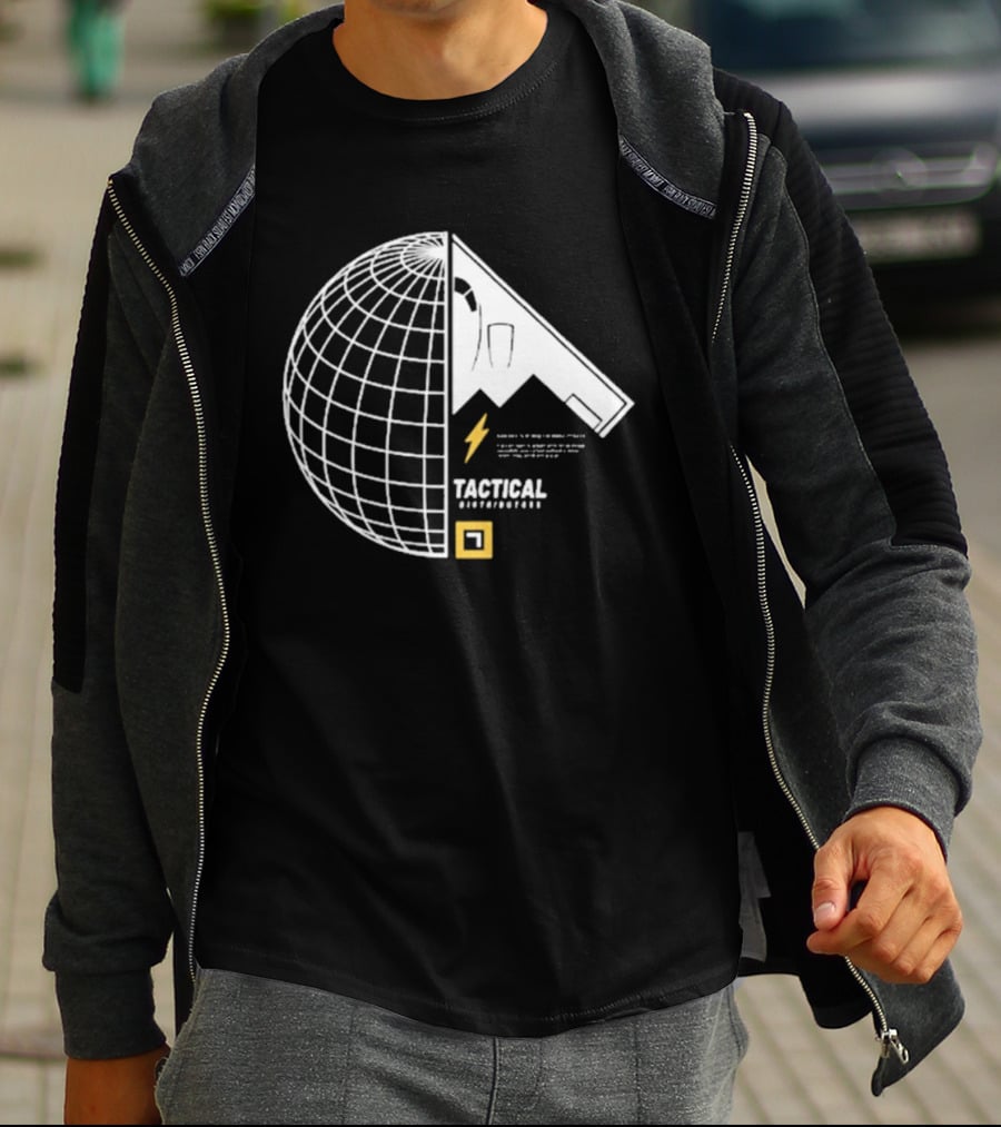 Tactical Distributors Core Network Globe And Lightning T-Shirt