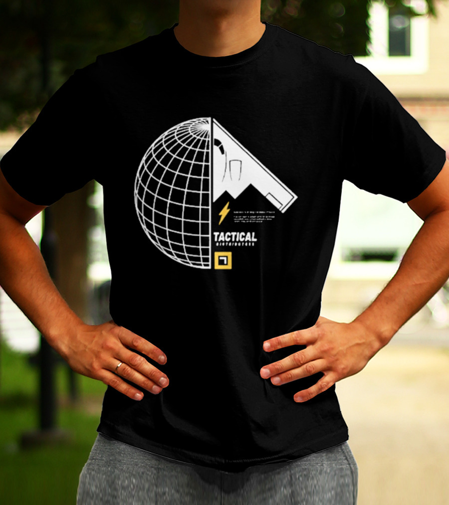 Tactical Distributors Core Network Globe And Lightning T-Shirt