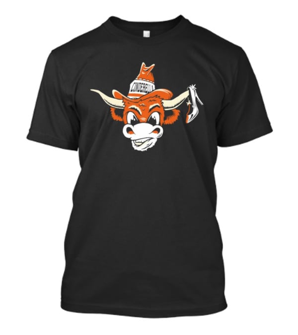 Texas Longhorns Cinderella Cowboy Hat High Heel T-Shirt