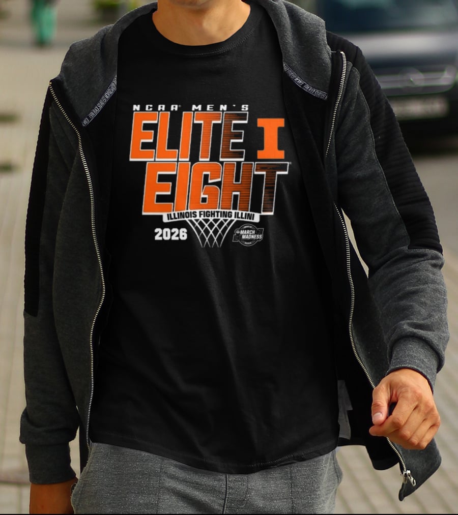 NCAA Men's Elite Eight 2026 Illinois Fighting Illini March Madness T-Shirt
