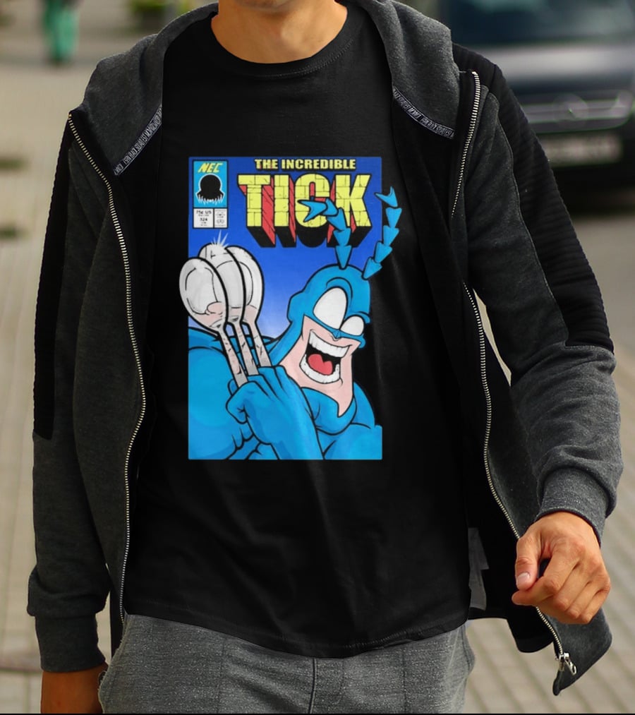 The Incredible Tick Spoon NEC Comic 324 T-Shirt