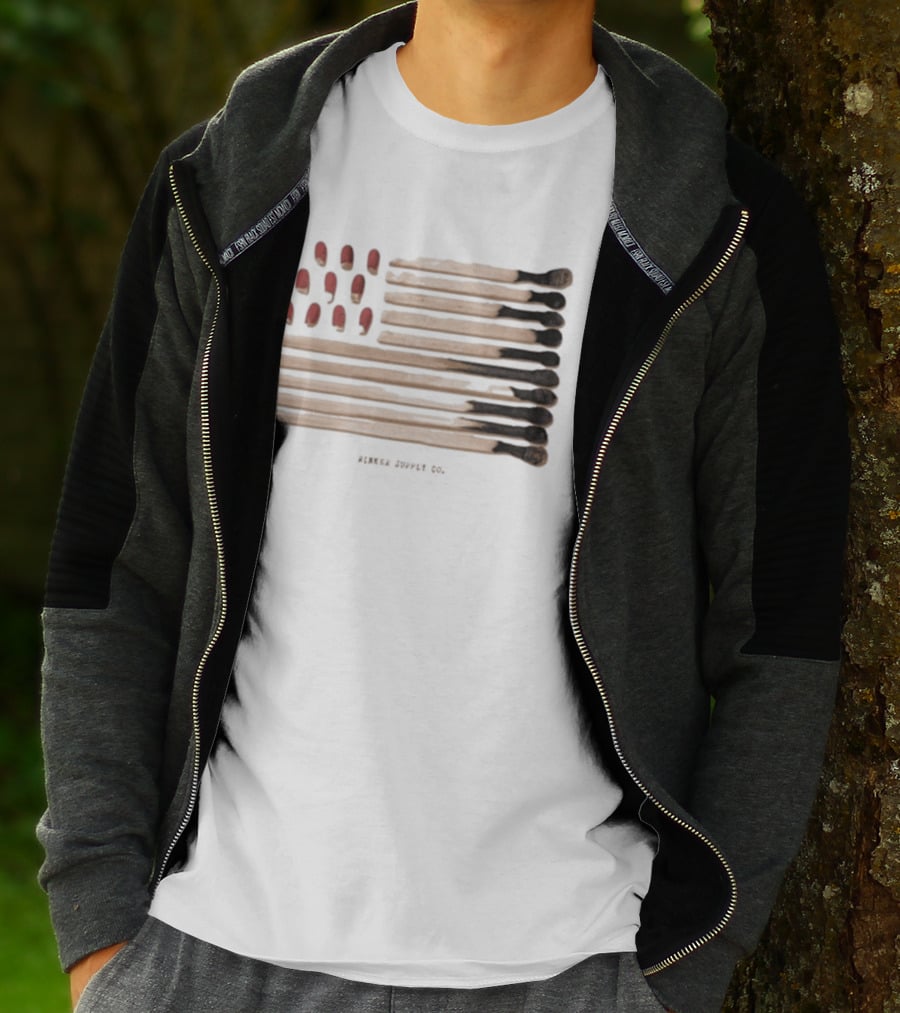 Noah Rinker Rinker Supply Co Matches American Flag T-Shirt