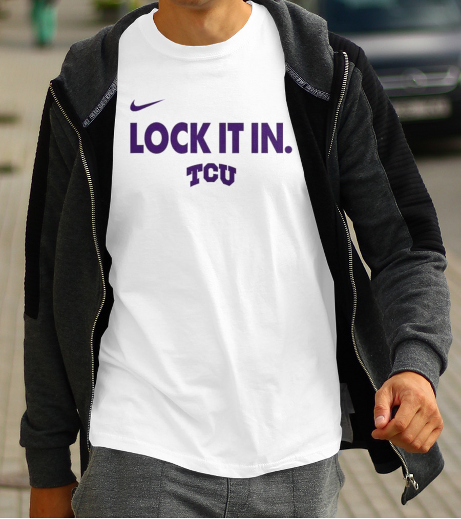 Nike TCU Lock It In Basketball March Madness T-Shirt