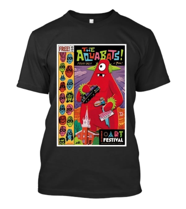 THE AQUABATS! St. George Festival April 3 2026 Featuring Monster And Masked Characters T-Shirt