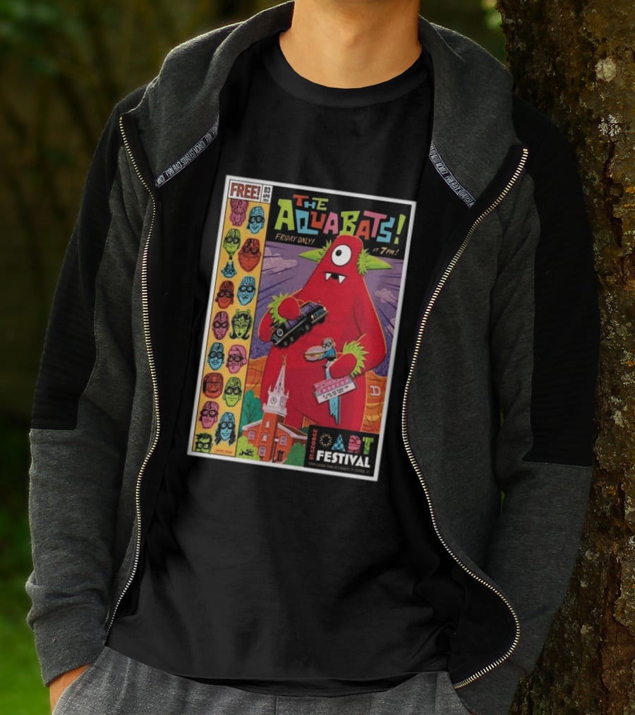 THE AQUABATS! St. George Festival April 3 2026 Featuring Monster And Masked Characters T-Shirt