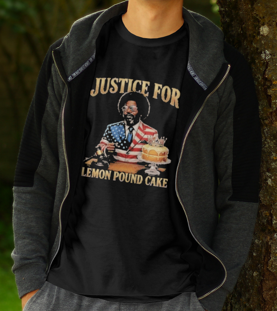 Justice For Lemon Pound Cake Afroman American Flag Suit T-Shirt