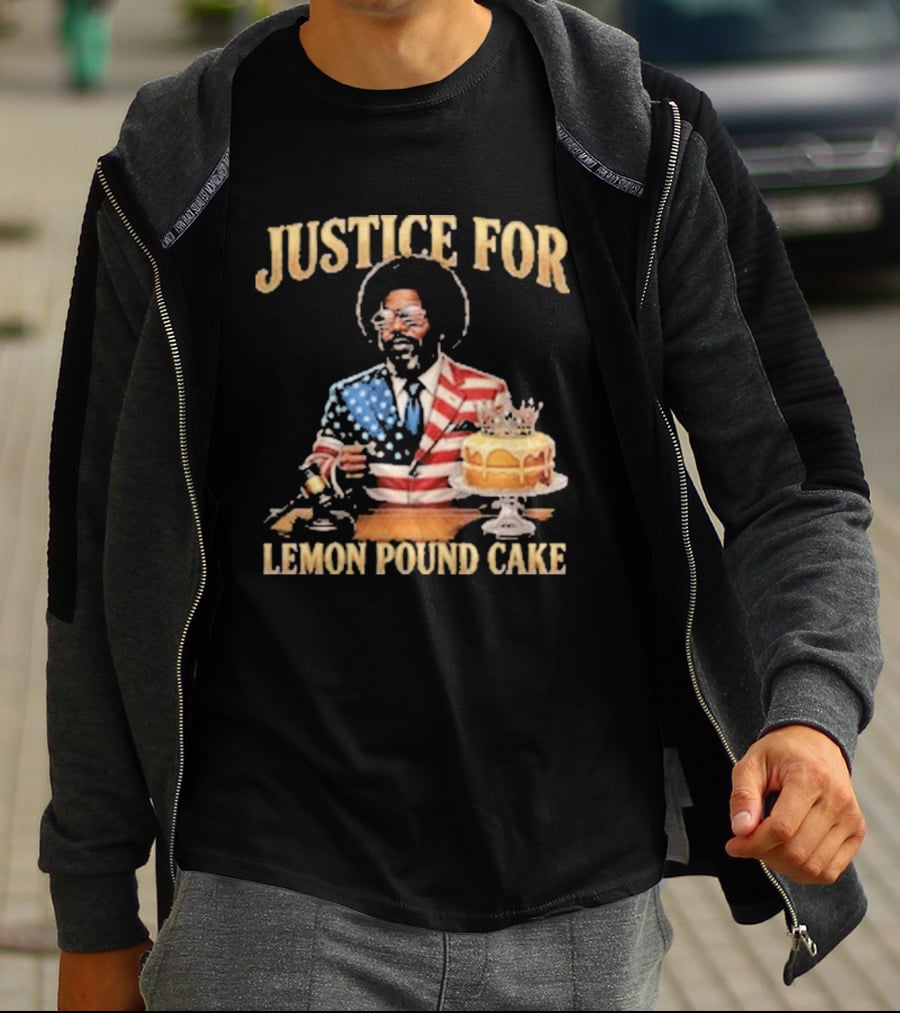 Justice For Lemon Pound Cake Afroman American Flag Suit T-Shirt
