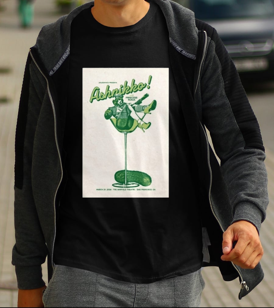 Ashnikko Princess Nokia The Warfield Theatre San Francisco March 21 2026 T-Shirt