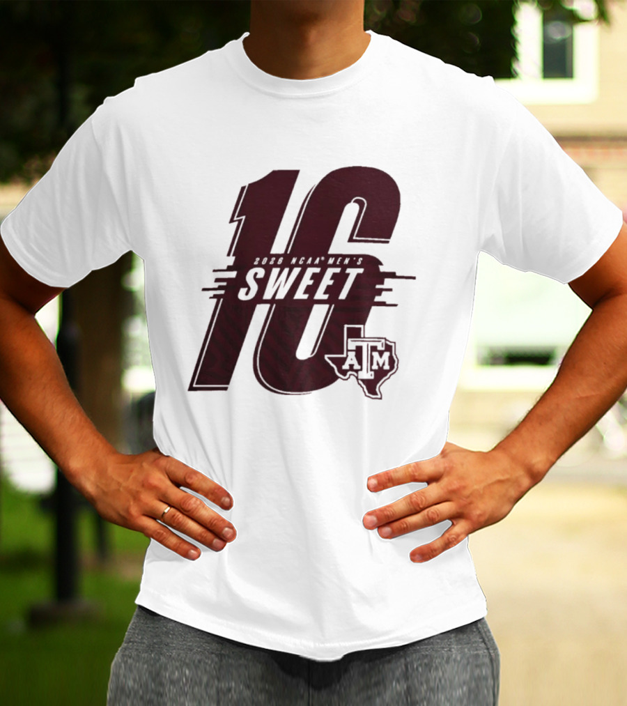 Sweet 16 Texas A&M 2026 NCAA Men's Basketball T-Shirt