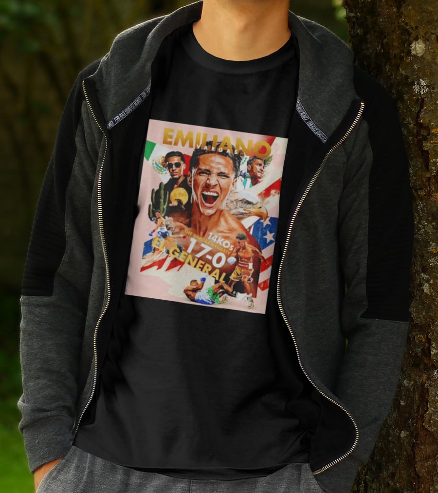 Emiliano Vargas El General 17 0 Boxer The Vargas Dynasty 14 KOs T-Shirt