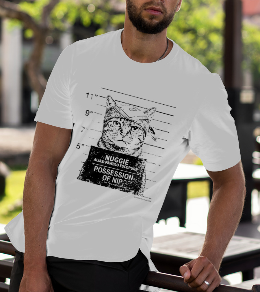 Pawblo Escopurr Cat Nuggie Possession Of Nip Shot T-Shirt