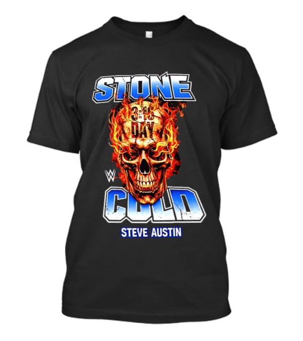WWE Stone Cold Steve Austin 3:16 Day Flaming Skull 2026 T-Shirt