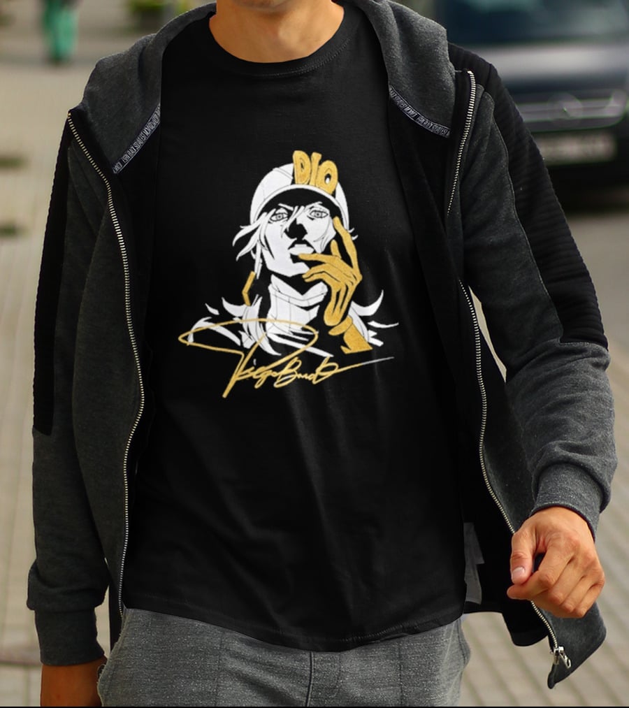 Hobby Genki Diego Dio Jojos Bizarre Adventure Signature T-Shirt