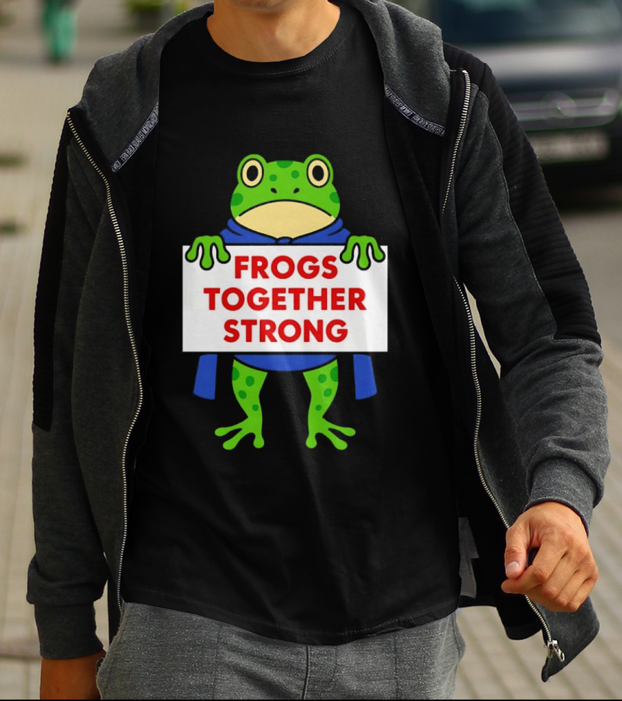 Frogs Together Strong Portland Newsom T-Shirt